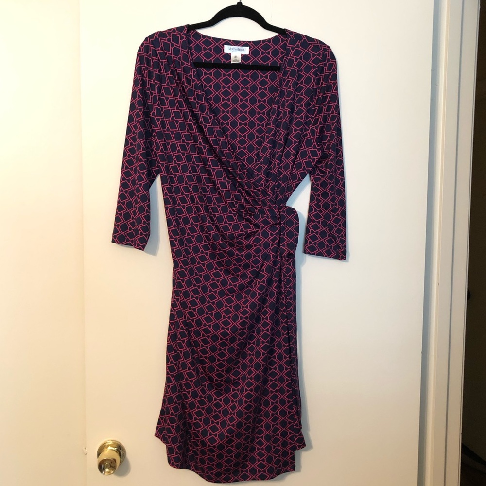 Motherhood Maternity Wrap Dress